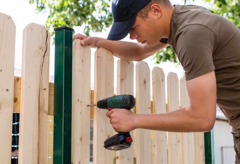 Fence Repair in Fall